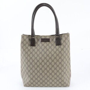 Gucci GG Supreme 131220 Leather Tote Bag Shoulder Business for Men
